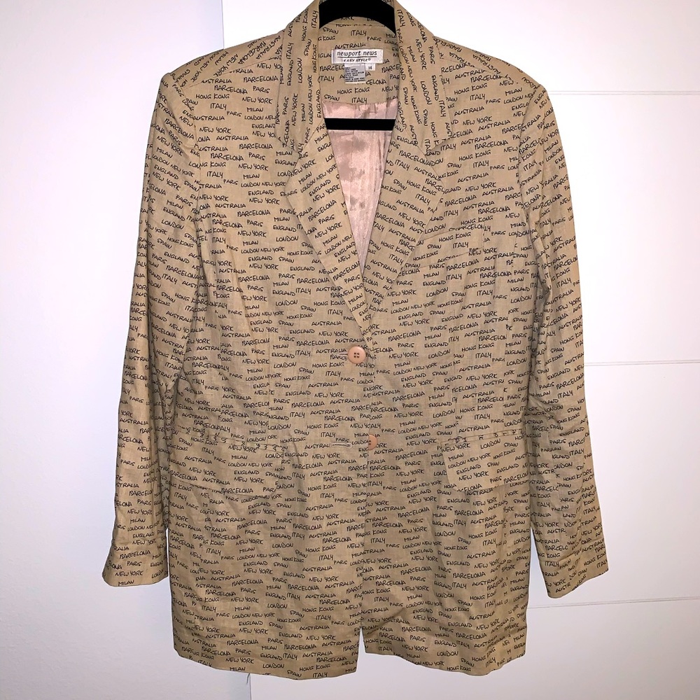 NEWPORT NEWS blazer size 14